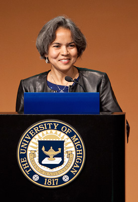 University of Michigan’s  Newest Dean Wows Her Audience