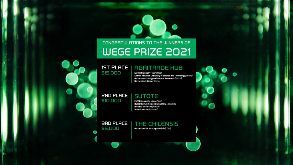 Wege Prize 2021 Winners